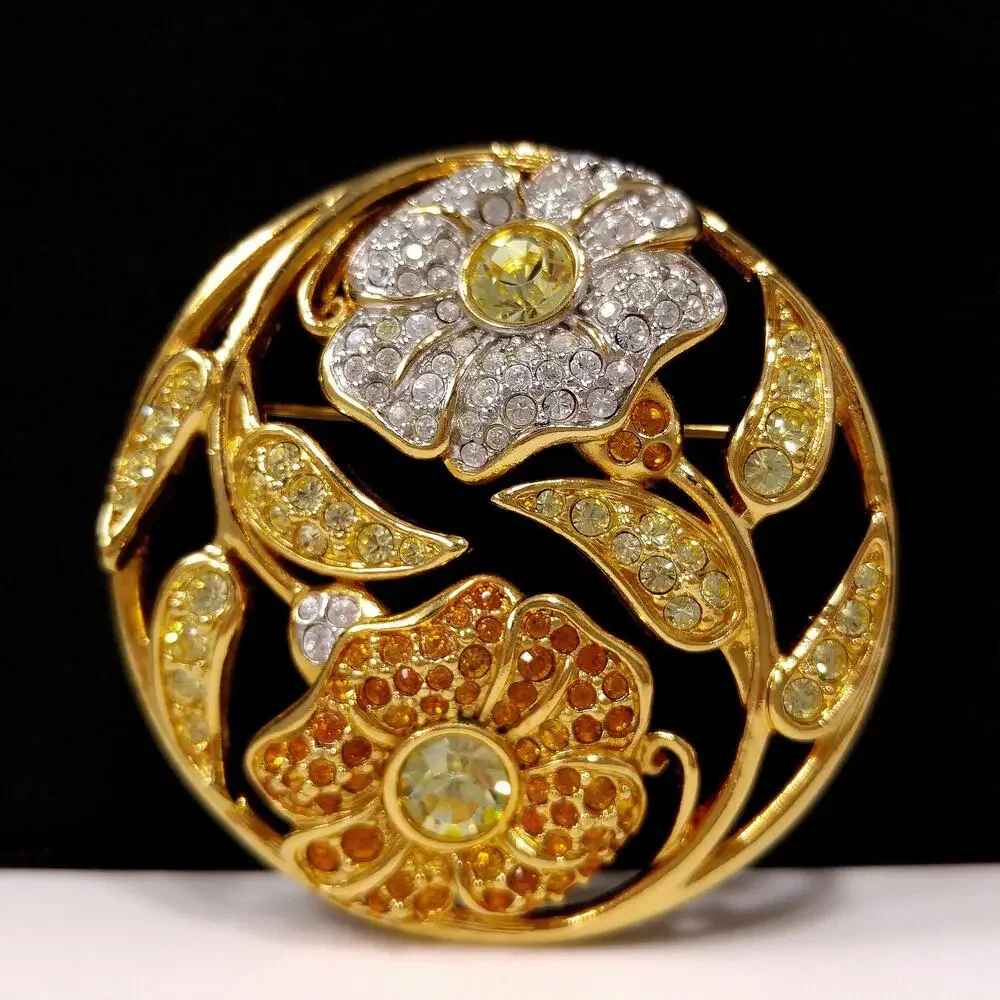 Swarovski Rhinestone Harmony Brooch, 